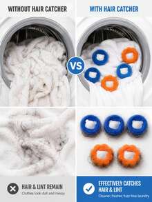20pcs/10pcs Reusable Pet Hair Remover Laundry Balls, High-Density Sponge & Soft Rubber Material, Wool-Like Sticky Surface, Cute Animal Pattern, Anti-Tangle Design, Removes Cat/Dog Hair & Lint From Clothes, Washing Machine, Dryer, Pet Owner Gift - Multiple Styles - View 7