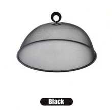 1pc Reusable Metal Mesh Cover - 11.81 Inch Dome-Shaped BBQ Picnic Camping Insect Net Cover - Durable Outdoor Tabletop Fly Protection Net, Black Picnic Food Guard Net - Multicolor - View 10