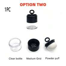 Portable Loose Powder Case With Makeup Mirror And Puff, 5g Portable Empty Powder Box, Refillable Loose Powder Container, Blush Case, Suitable For Travel, Used For Foundation, Contour Powder, BB Cream Container, Great Valentine's Day Gift - Multicolor - View 11