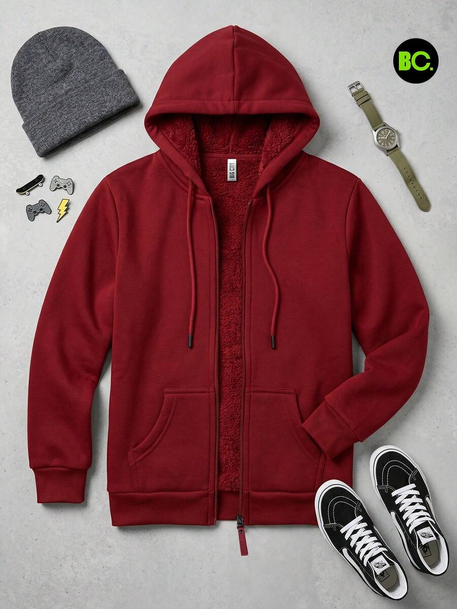 Big City Tween Boys Sweatshirts - Red - View 1