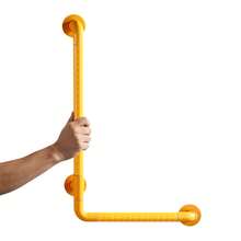 YUNRUX Bathroom Grab Bar, L-Shaped Handrail, Stainless Steel Safety Rail For Seniors - A - View 5