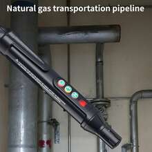 Portable Pen-Type Gas Leak Detector With Audible And Visual Alarm For RV, Home, Detection Range 50-1000 PPM - Black - View 5