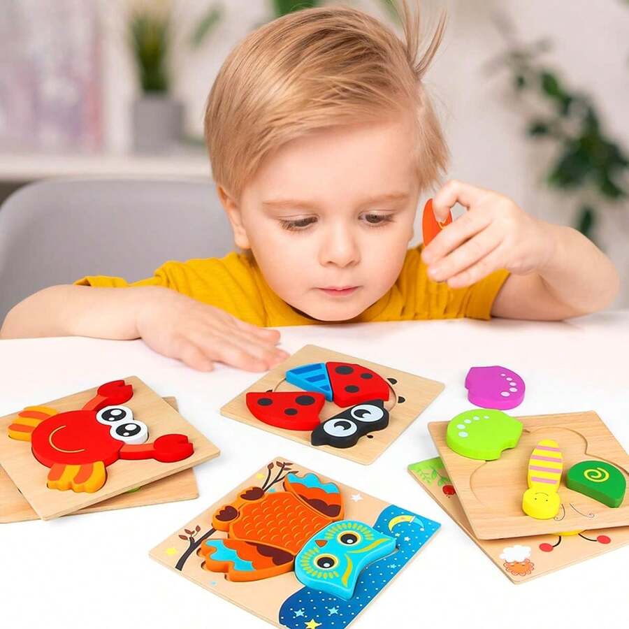 Kids Wooden Puzzles - STW-40010 - View 1