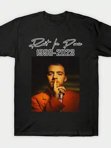 Rest In Peace Angus Cloud T-Shirt A Very Nice Christmas Gift The Sizes Available Range From S To XXXL - 黑色 - 查看 1