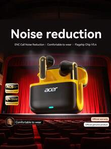 Acer OHR637 True Wireless Bluetooth Earbuds, ANC+ENC Dual Noise Cancellation, 20-Hour Battery Life, In-Ear Design, Comfortable Fit, High-Definition Stereo Sound, Compatible With Android/IOS Systems - View 2