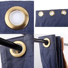 32pcs Curtain Rings, Curtain Grommets, Round Plastic Rings, 40mm Inner Diameter, Quiet Low Noise Curtain Rings, Suitable For Hanging Curtains On Windows - Multicolor - View 6