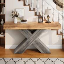 Coffee Table Walnut - Side Table Brown - Natural - 查看 7