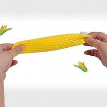 Mainan Jagung Kenyal Berbentuk Tongkol – Lembut dan Lentur, Dapat Diremas Perlahan untuk Meredakan Stres dengan Tekstur Biji Jagung Asli, Sempurna untuk Dekorasi Meja, Relaksasi di Kantor & Hadiah – Mainan Sensori ASMR Ramah Dewasa dengan Suara Renyah Lembut - MultiWarna - View 4