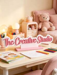 Papan Nama/Teks Kustom, Logo Media Sosial yang Dipersonalisasi, Cocok untuk Logo Sekolah, Dekorasi Bisnis, Pernikahan, Ulang Tahun, Hadiah Paskah - Tampilan Desktop, Cocok untuk Dinding, Etalase Toko, Studio - Bentuk Asimetris, Cocok untuk Usaha Kecil, Kode QR - MultiWarna - View 8