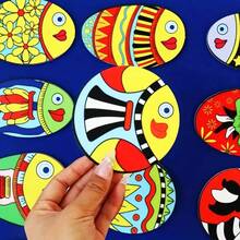 hoojojo 12Pcs Felt Storytelling Teaching Set, "12 Fish" Felt Story Cards, Role-Playing Props, Storytelling Teaching Aid, English Picture Book Story Activity, Classroom Interactive Game, Back-To-School Essential - Multicolor - View 5