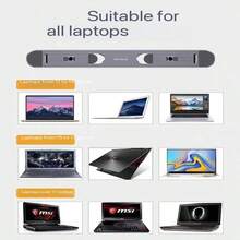 Adjustable Laptop Stand Keyboard Stand Foldable Computer Stand With Non-Slip Base, Adjustable Keyboard Stand Suitable For Computer Keyboard And Laptop 2 Height Settings Portable Laptop Cooling Creative Floating Stand Height Adjustable Mini Invisible Folding - View 10