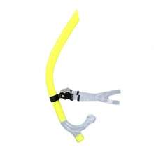 Adult Front-Mounted Swim Training Snorkel, PVC Tube Body With Silicone Mouthpiece, Freestyle Practice Snorkeling Breathing Gear With Adjustable Head Strap - Multicolor - View 11