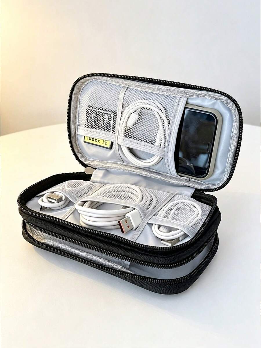 2/1pc Travel Organizer Bag, Multi-Pocket Sizes: Suitable For Storing Various Small Items And Additions - Multicolor - View 1