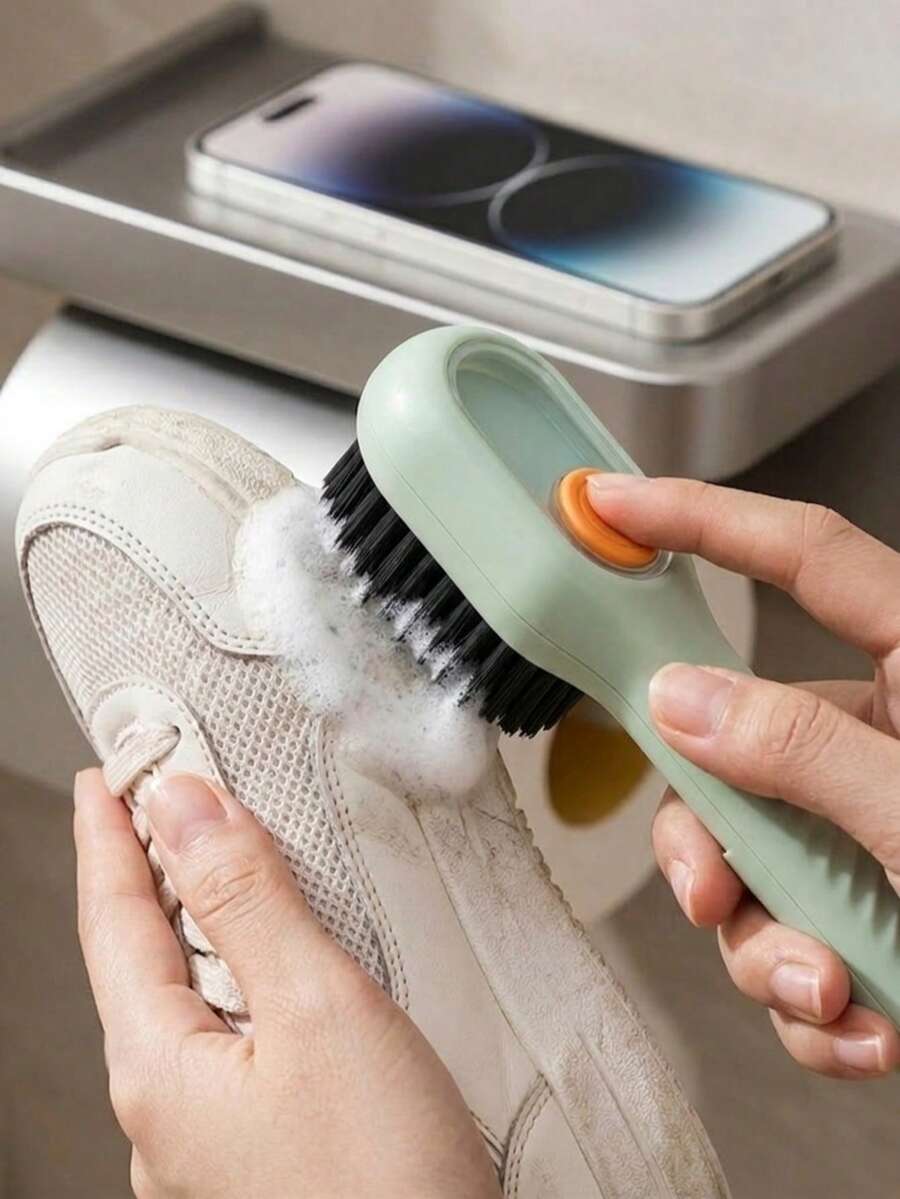 1 قطعة فرشاة أحذية، فرشاة تنظيف ملابس بلاستيكية، أداة تنظيف منزلية