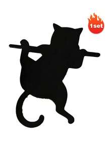 Black Cat Cute Bookmark, Cat Lover Gift, Bookmark For Students And Teachers, School, Home, Black Cat Gift Bookmark Home Decor Cute Cartoon - A - View 9
