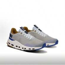 On Running Women Running Shoes - 灰藍赭石黃 - 查看 3