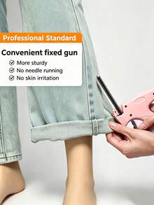 Miniature Mini Sewing Nail Gun With Needles And Clips, Upgraded Precision Sewing Gun, Fine Sewing Gun For Clothing, Non-Jamming Mini Sewing Gun, Clothing Repair Sewing Tool Set, Suitable For Clothing, Bedding Edges, Mini Label Gun, High-Quality Sewing Accessories - Multiple Styles - View 6
