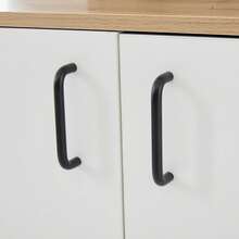 Hall Tree With Shoe Storage, Plant Stand Natural Wood + White 75x33x180 Cm - Natural - 查看 11