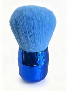 Portable Mini Kabuki Foundation Brush (1pc) – Pink Travel Makeup Brush; Fluffy Blending Brush, Suitable For Liquid Foundation, Blush And Setting Powder; Daily Essential For Women And Girls, Perfect For Travel And Home Use. - Pink - View 12