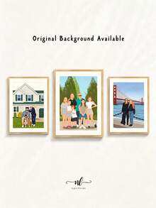 Custom Framed Printing - Personalized Family Photo Movie Wedding - Valentine's Day Decor, For Mother's Day, Birthdays, Father's Day, Graduation, Housewarming Home Decor, Personalized Gift, Aesthetic Home, Anniversary, Japandi Style - Multicolor - View 8