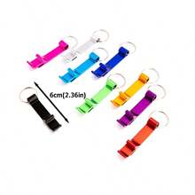 1pc Multifunctional Beer Bottle Opener - Keychain Opener, Can Opener, Compact And Practical, Easy To Carry - View 2