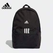 Adidas CLSC BOS3S BP Sport Casual Logo Print Zipper Closure Polyester Backpack Rucksack Men's Black H34804 - Black - View 1