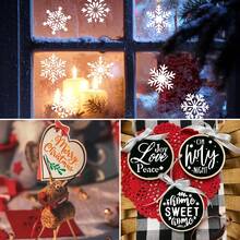 64pcs/Set 3-Inch Christmas Element Painting Stencils - Reusable, Suitable For Home Decor, Wall Art, DIY Greeting Card Making, Gift Making, Fabric Painting, Cookie Making. Includes Snowflakes, Trees, Gifts And More, Perfect For Christmas Crafts. - Sets - View 5