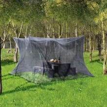White Mosquito Netting 220*200*240cm For Patio | Heavy Duty Gazebo Net | Sunshade Canopy, Suitable For Porch, Garden And Terrace | Outdoor Home Insect Screen Extra Large Outdoor Mosquito Netting Patio Terrace Single Door Mosquito Net Gazebo Tent Insect-Proof Hanging Curtain Mosquito Protection - Multiple Styles - View 9