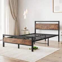 Bed Frames - 棕色 120*200厘米 - 查看 4