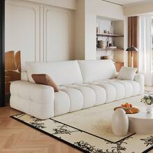 White 4 Seat Sofa - Modular Style Comfortable Couch - 白色四座 - 查看 1