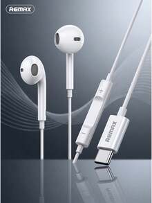 REMAX Wired In-Ear Headphones, Minimalist And Elegant, Hair Accessory, Fashionable And Stylish, Comfortable To Wear, Equipped With Microphone, Enjoy Clear Sound Quality, Suitable For IPhone, IPad, Laptop And Other IOS/Android Users - View 10