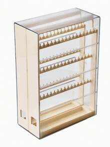 1pc Display Stand, Barazuku Keychain Storage Rack, Phone Lanyard, Anime Merchandise, Small Storage Box, Badge Display Stand, High-End Exquisite Earrings, Studs, Necklaces, Bracelets, Jewelry, Large Capacity Luxury Transparent Anti-Oxidation Display Stand, Jewelry Storage Box - Multicolor - View 9