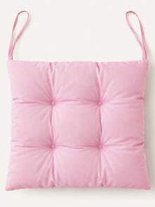 Made In Turkey, Available In 4-Piece And 6-Piece Sets, Polyester Chair Cushions, Soft, Machine Washable And Durable, Suitable For Daily Use, 40*40cm, Fits Dining Room, Kitchen, Garden, Office And Cafe Chairs - Pink - View 2