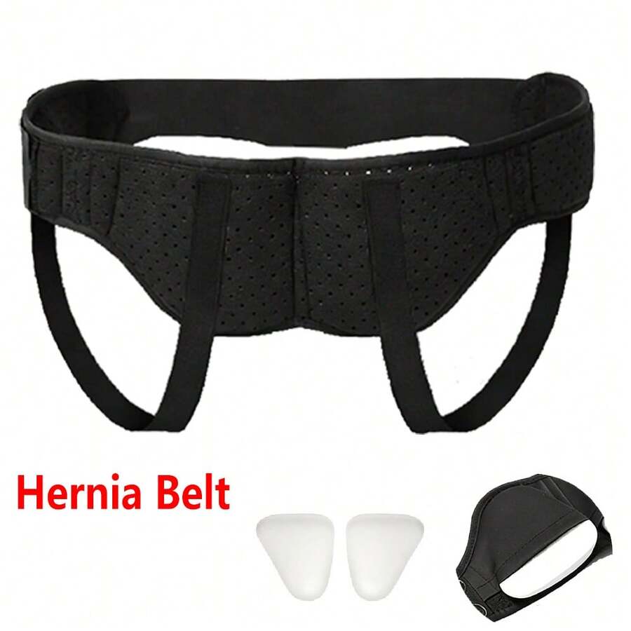 1pc Hernia Belt For Men And Women, Hernia Support Truss For Single/Double Inguinal, Adjustable Waist Strap With 2 Removable Compression Pads