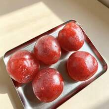 1pc Watermelon Sand Crisp ASMR Sound, Slow Rebound Stress Relief, Watermelon Ice Ball Sand Texture Squeeze Toy, Fun And Cute Gift, Birthday Gift, Easter Gift, Halloween Gift, Christmas Gift, Party Gift Squishy, Squishy Toys, Squishy Stress Toy, Dumpling Squishy - Multicolor - View 6