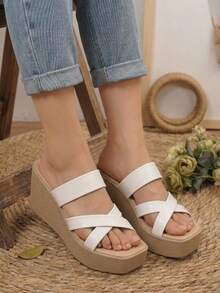 Women Wedges & Platform - White - View 4