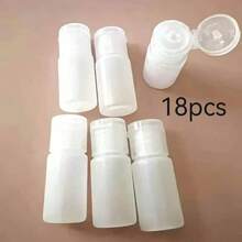 12pcs Squeezable Travel Bottle Set With Flip Top, 10ml (0.34oz) Each, Translucent Leak-Proof ConTrainers For Lotion, Hand Sanitizer And Various Liquids, Convenient For Home, Hiking And Travel, Perfume Refillable Bottle, Travel Bottles - Multicolor - View 11