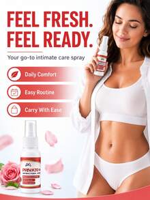 30ml Intimate Care Spray, No-Rinse, Gentle And Non-Irritating, Odor-Inhibiting, Soothing, Portable, Fast-Absorbing, Non-Sticky, Non-Greasy - Intimate Care Spray - View 7