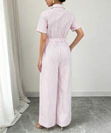 Plus Size Jumpsuits - Pink - View 2
