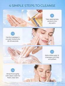 Sanchine 雙層溫和潔顏乳 – GENTLE CLEAN . OIL-FRESH – 適用油性與敏感肌膚 - Deep Cleaning - 查看 7
