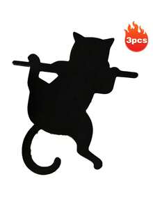 Black Cat Cute Bookmark, Cat Lover Gift, Bookmark For Students And Teachers, School, Home, Black Cat Gift Bookmark Home Decor Cute Cartoon - A - View 7