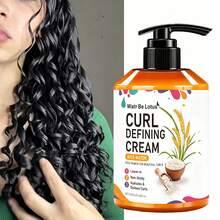 WATR BE LOTUS Rice Water Curl Styling Leave-In Conditioner, Moisturizing Anti-Frizz Styling Cream, Non-Sticky Formula For Defined Bouncy Curls And Waves, Nourishes Hair, Suitable For All Curl Types, 280ml - 280ml - View 3