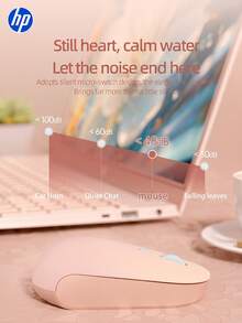 HP S1000 Plus Cute Quiet Wireless Mouse, 2.4GHz Portable USB Mouse, Plug And Play, Suitable For Computer Laptop, Perfect Holiday Gift. - View 6