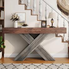 Coffee Table Walnut - Side Table Brown - Walnut - View 4