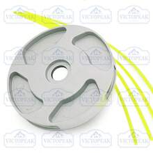 1pc 109mm Diameter One-Click Threading Anti-Collision Wear-Resistant Anti-Jamming Integrated Die-Cast Aluminum Alloy Natural Color Aluminum Disk Mower Head, Universal Lawn Mower Accessory For Garden, Farm, Mountain, Yard, All-Season Weeding And Land Clearing - Grass Trimmer Head (Natural Aluminum Disc) - View 11