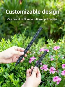 耐用塑料根部通氣管，適用於室內外園藝，耐用植物排水管，防止根腐病，促進植物健康生長，易於切割，適合花盆與高床種植系統 - 多色 - 查看 4