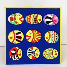 hoojojo 12Pcs Felt Storytelling Teaching Set, "12 Fish" Felt Story Cards, Role-Playing Props, Storytelling Teaching Aid, English Picture Book Story Activity, Classroom Interactive Game, Back-To-School Essential - Multicolor - View 2