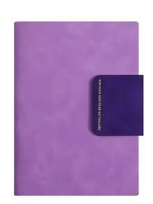 A5 Soft Leather Clear Loose-Leaf Notebook, Thick High-Quality Detachable Cover, Removable Loose-Leaf Notebook, Daily Travel Life Recording, Student Back To School Supplies, Office Use - A5 - View 7
