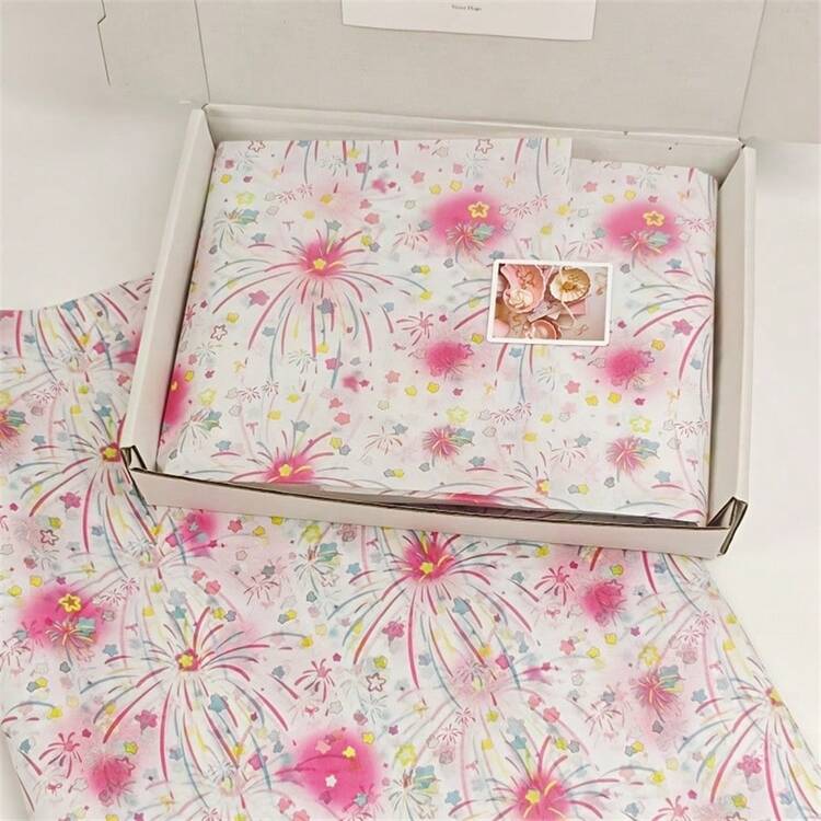 10/30/60 Sheets Colorful Christmas Tree Pattern Wrapping Paper, Can Be Used With Stickers, 50*35cm Gift Wrapping Paper, Suitable For Wedding, Christmas Gifts, Birthday Gifts Packaging, Bouquet Filler, Party Favors - Fireworks - View 9
