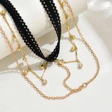 1pc All-Match Women's Adjustable Leg Chain, European And American Style Versatile Long Dress Body Jewelry Chain - H0036G - View 7
